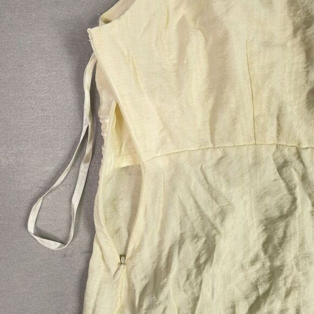 BCBG Ten Novelty Top Woman Ivory Small Blouse Semi Shear‎ Lagenlook - Picture 9 of 10